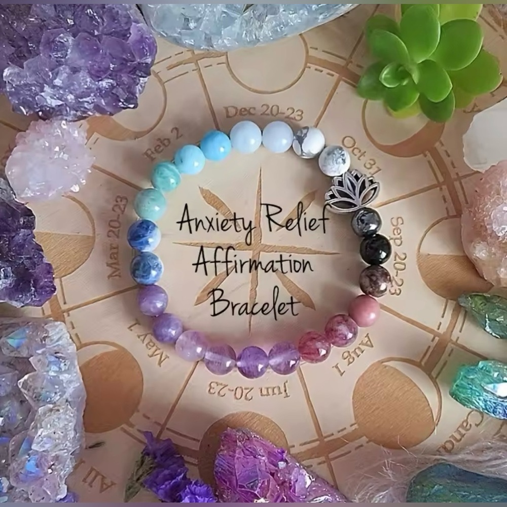 $4 ~ANXIETY NATURAL STONE BRACELET~NEW~$5 WHEN BUNDLED WITH 3 OR MORE ITEMS